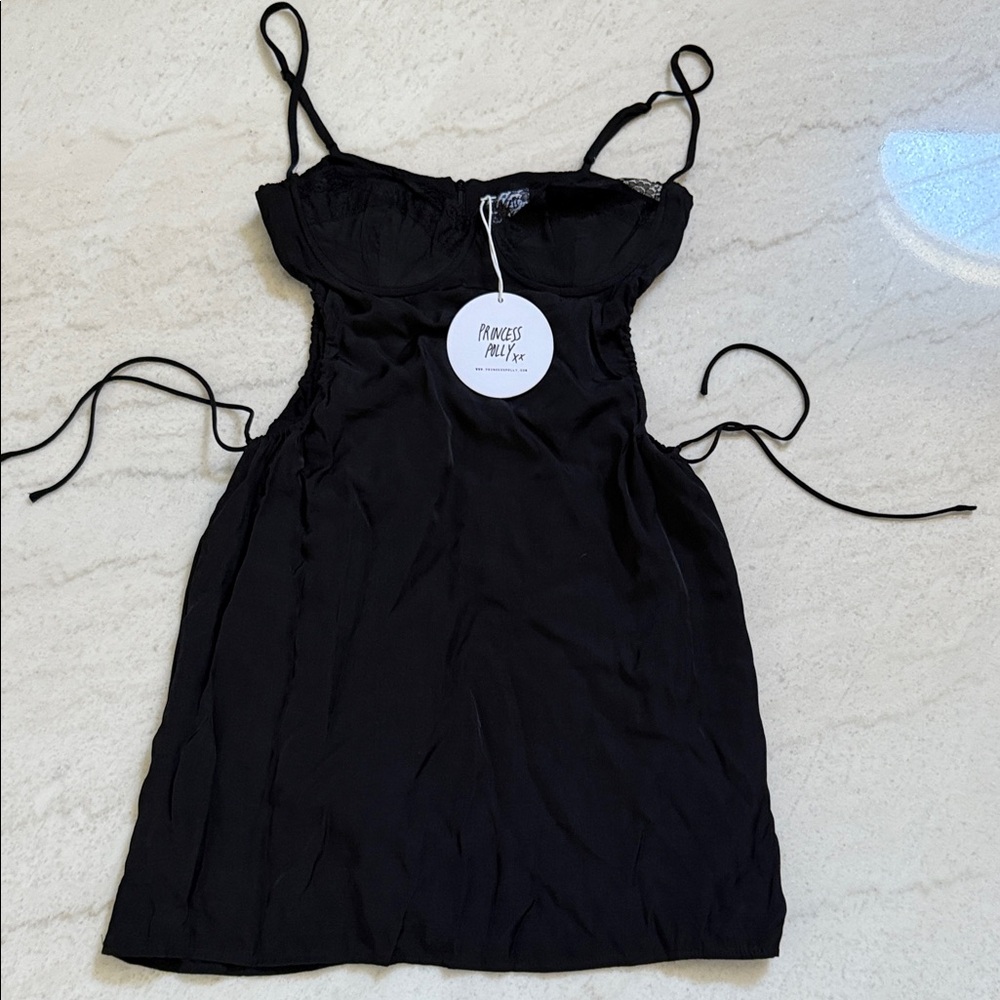 Princess Polly Black Mini Dress